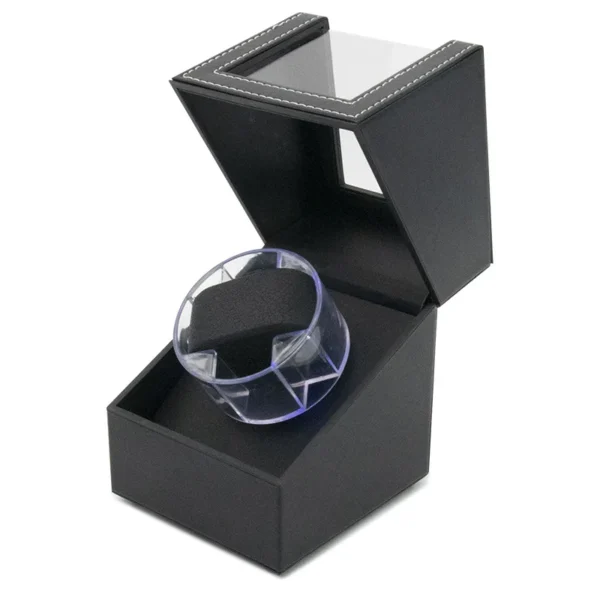 Single Leather Automatic Watch Winder Box - KNG-179 - Image 3